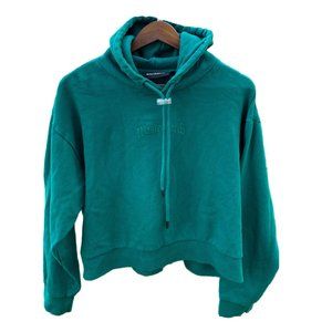 Wasted Paris Green Cropped Sweatshirt